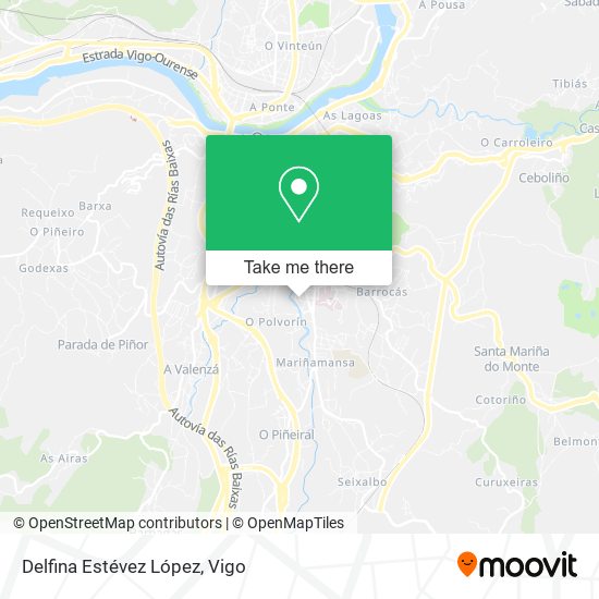 Delfina Estévez López map