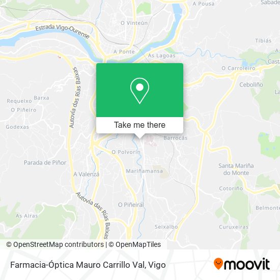 Farmacia-Óptica Mauro Carrillo Val map