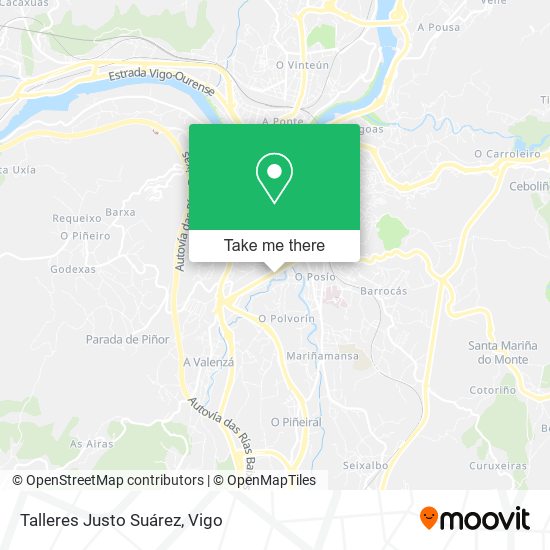 Talleres Justo Suárez map