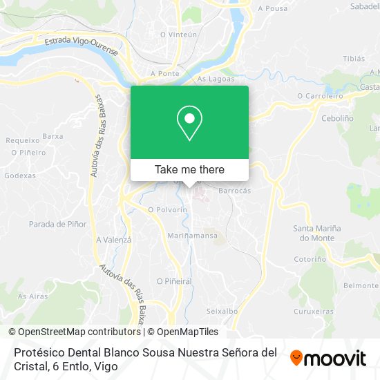 Protésico Dental Blanco Sousa Nuestra Señora del Cristal, 6 Entlo map