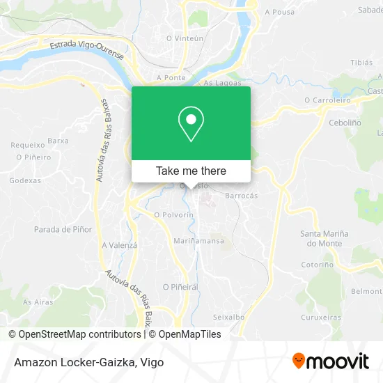Amazon Locker-Gaizka map