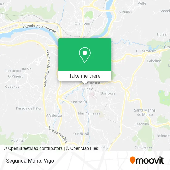 Segunda Mano map