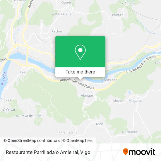 Restaurante Parrillada o Amieiral map