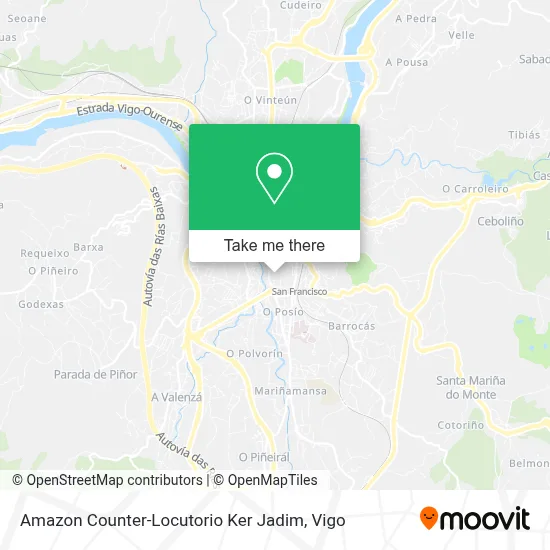 Amazon Counter-Locutorio Ker Jadim map