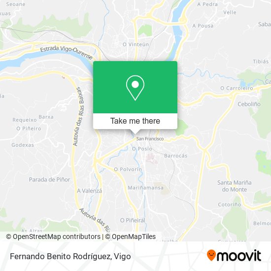 Fernando Benito Rodríguez map