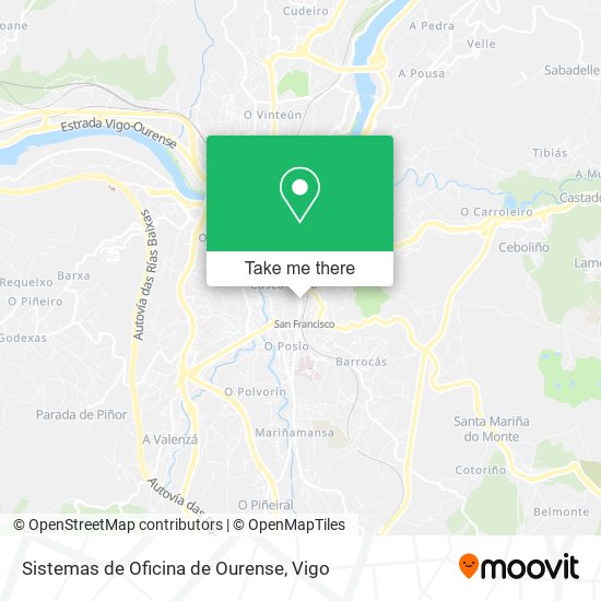 Sistemas de Oficina de Ourense map