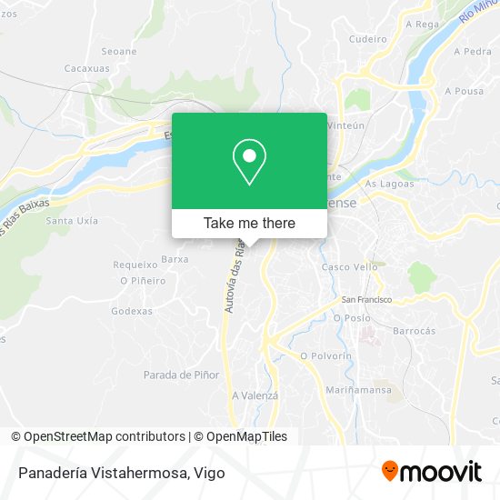 Panadería Vistahermosa map