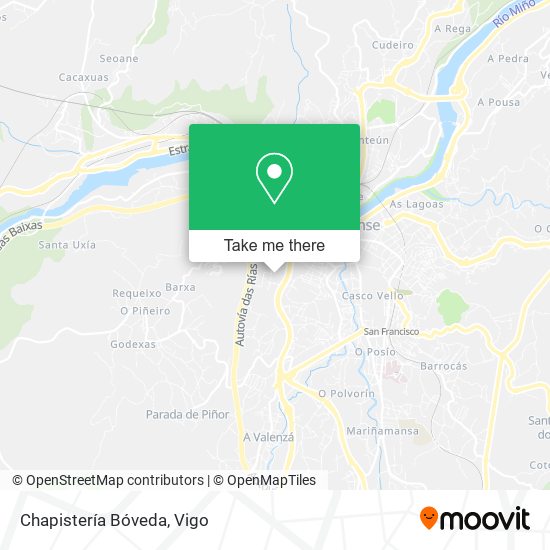 Chapistería Bóveda map