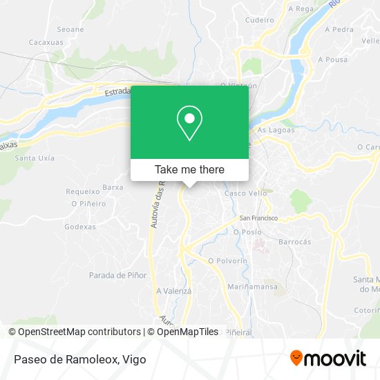 mapa Paseo de Ramoleox