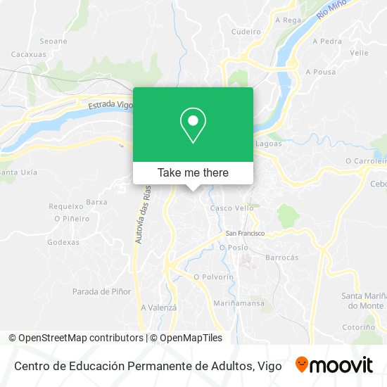 Centro de Educación Permanente de Adultos map