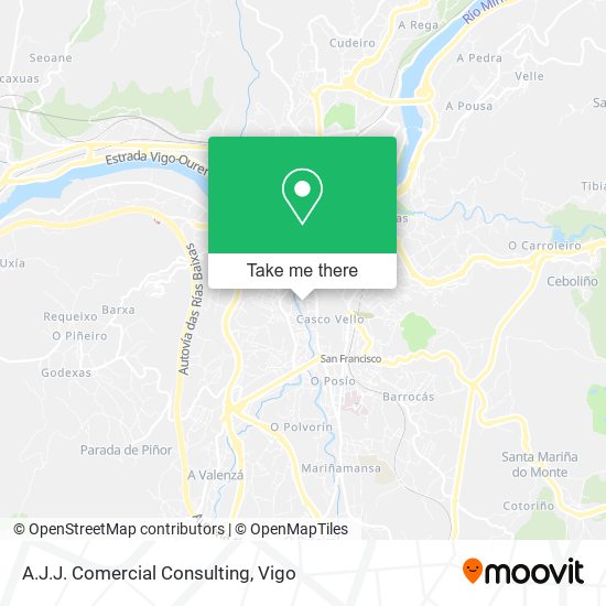 A.J.J. Comercial Consulting map