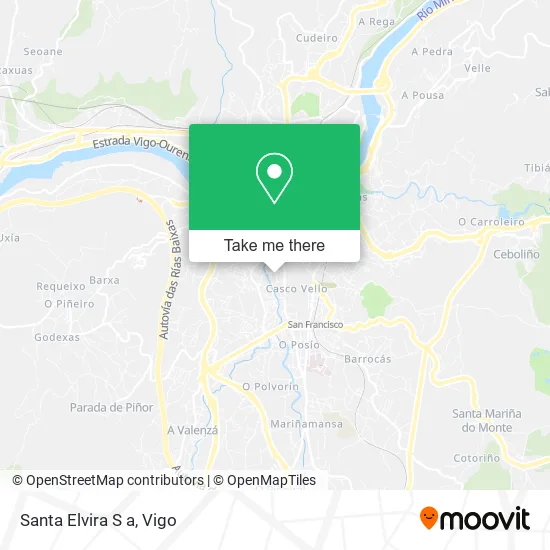 Santa Elvira S a map