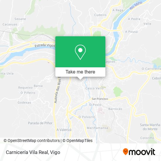 Carnicería Vila Real map