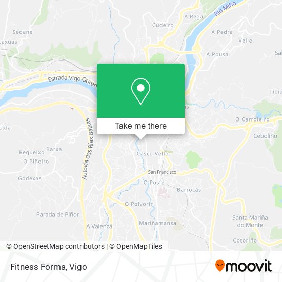 Fitness Forma map