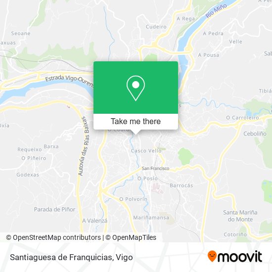 mapa Santiaguesa de Franquicias