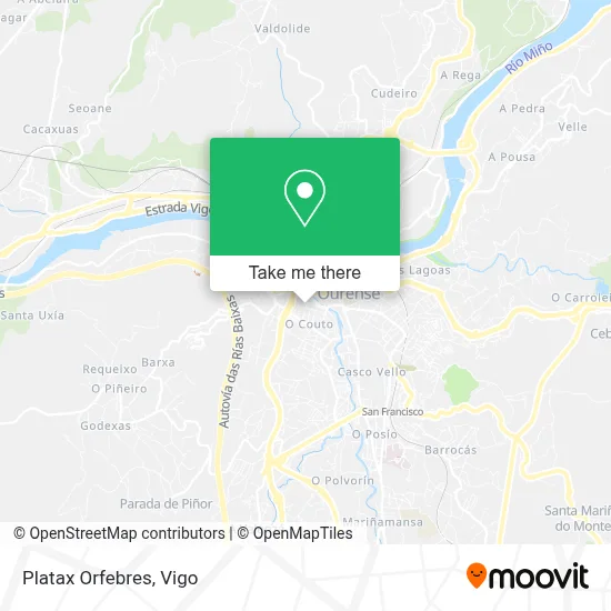 Platax Orfebres map