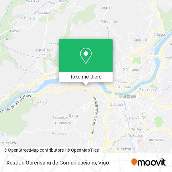 Xestion Ourensana de Comunicacions map
