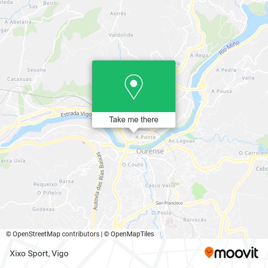 Xixo Sport map