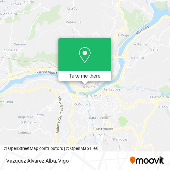 Vazquez Álvarez Alba map