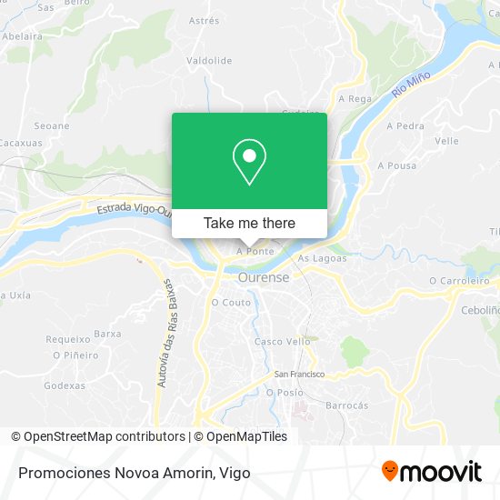 Promociones Novoa Amorin map