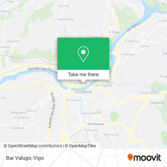 Bar Valugo map