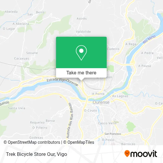 Trek Bicycle Store Our map