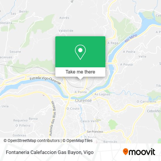 mapa Fontaneria Calefaccion Gas Bayon