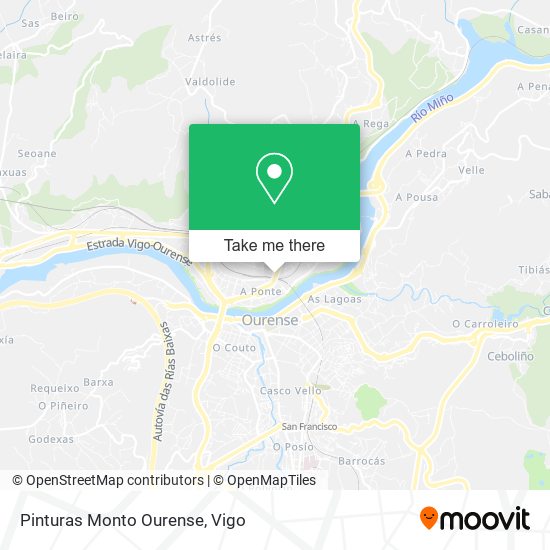 Pinturas Monto Ourense map