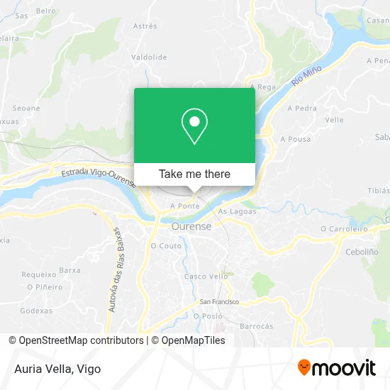 Auria Vella map