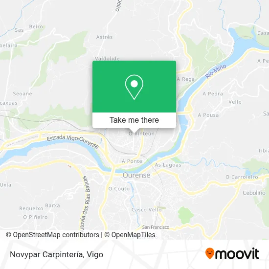 Novypar Carpintería map