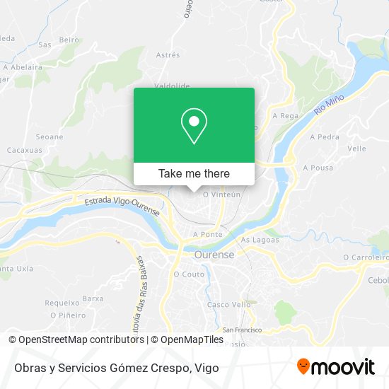 Obras y Servicios Gómez Crespo map