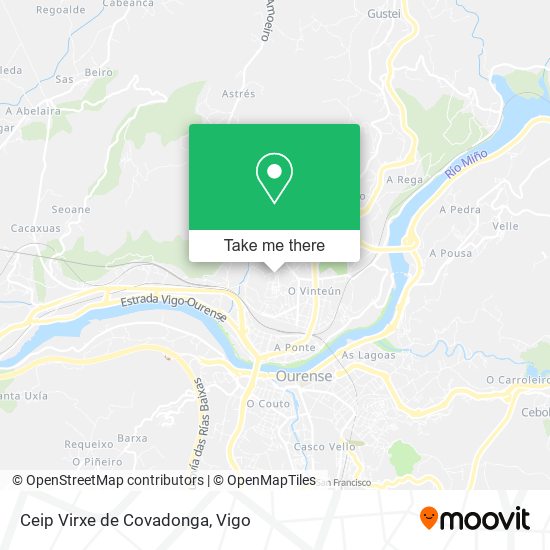 mapa Ceip Virxe de Covadonga