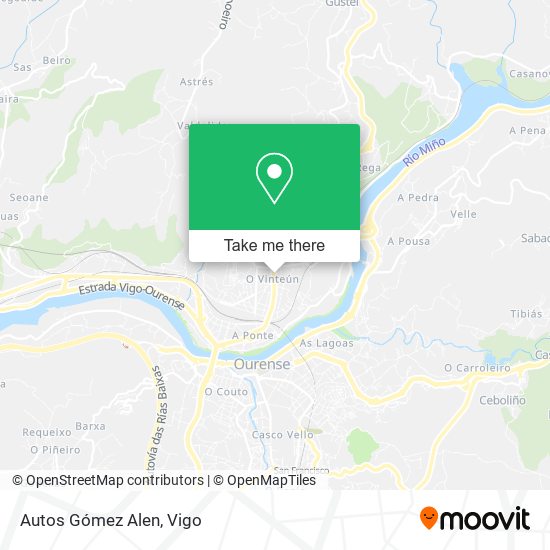 Autos Gómez Alen map