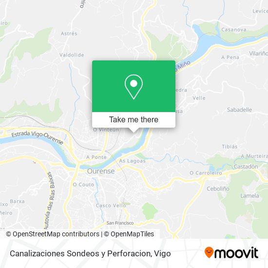 Canalizaciones Sondeos y Perforacion map