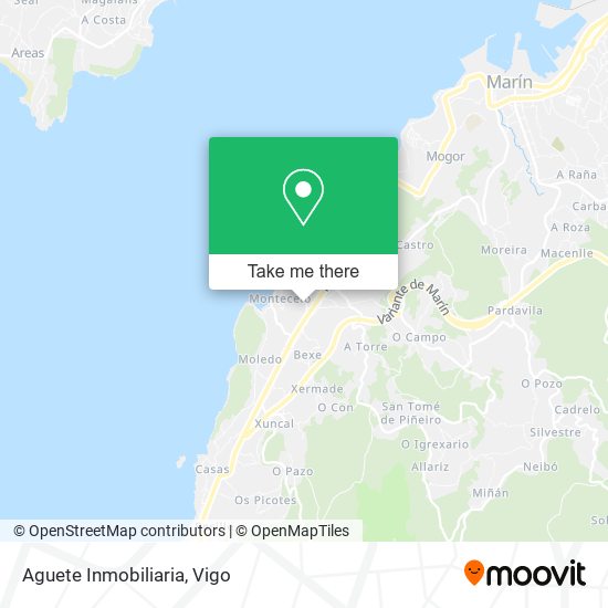 mapa Aguete Inmobiliaria