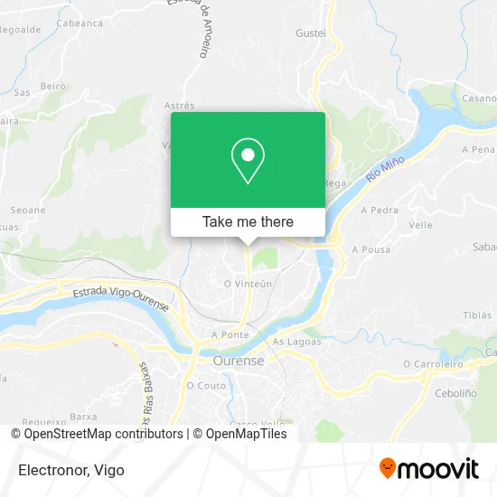 Electronor map