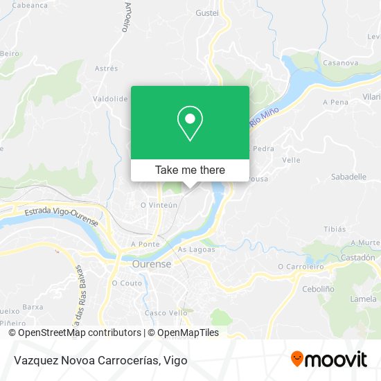 mapa Vazquez Novoa Carrocerías