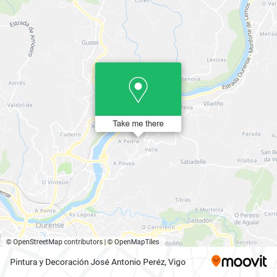 Pintura y Decoración José Antonio Peréz map