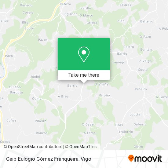 mapa Ceip Eulogio Gómez Franqueira