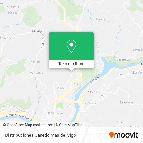 Distribuciones Canedo Maside map
