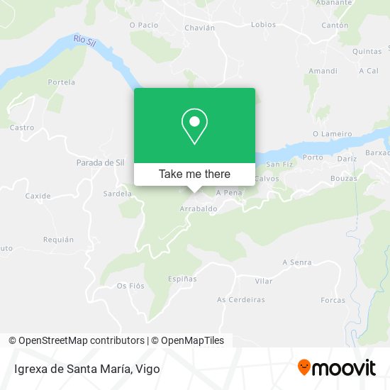 Igrexa de Santa María map