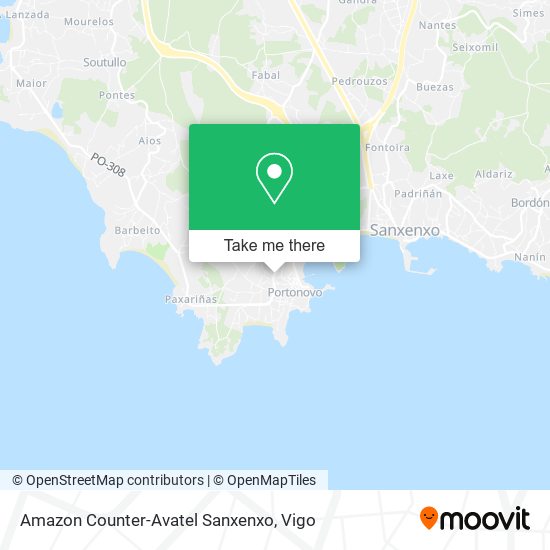 mapa Amazon Counter-Avatel Sanxenxo