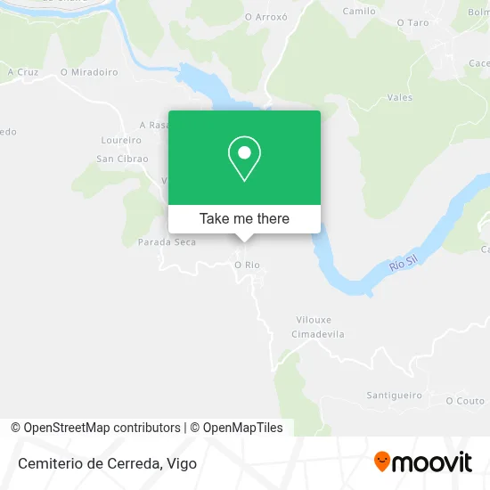 Cemiterio de Cerreda map