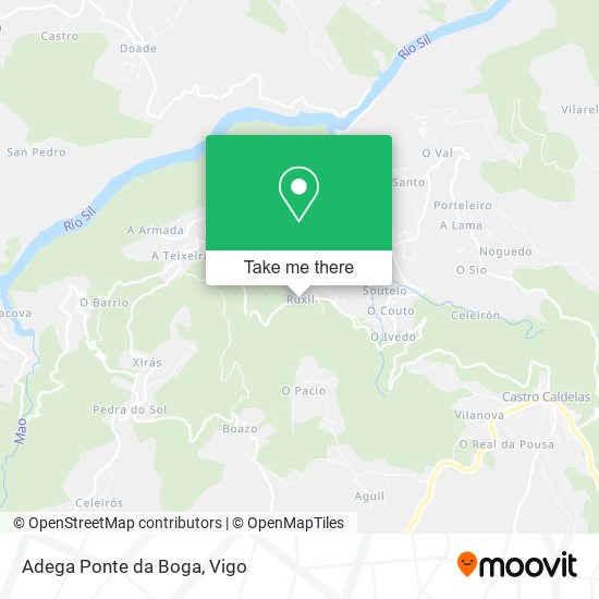 Adega Ponte da Boga map