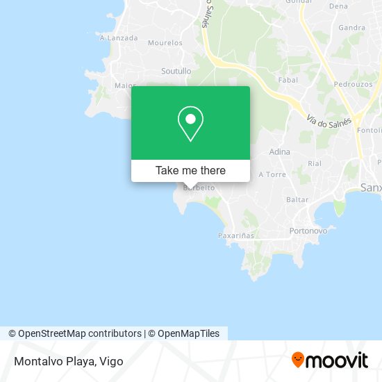 Montalvo Playa map