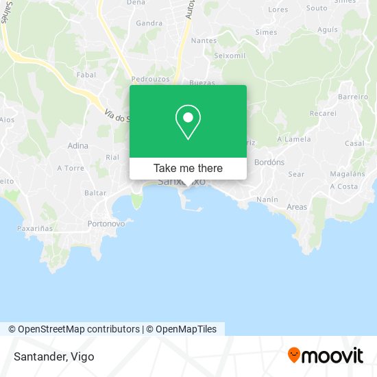 Santander map