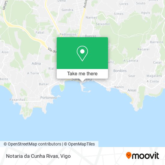 Notaria da Cunha Rivas map