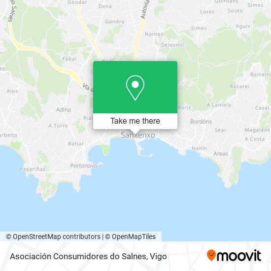 mapa Asociación Consumidores do Salnes