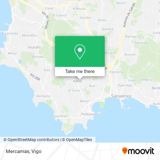 Mercamas map