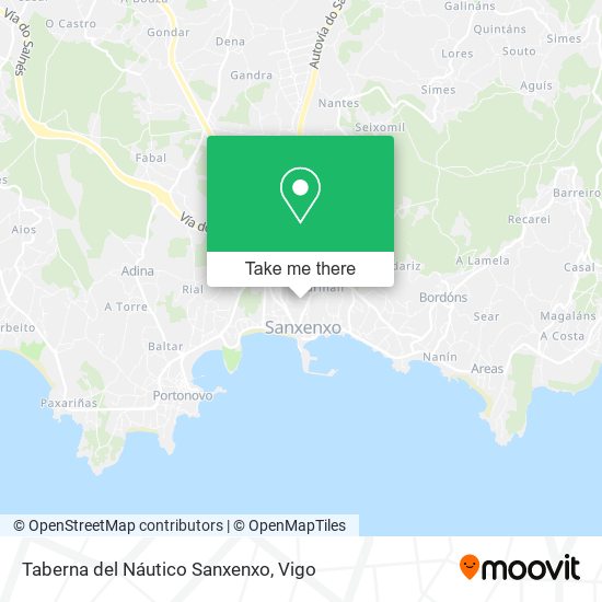 Taberna del Náutico Sanxenxo map